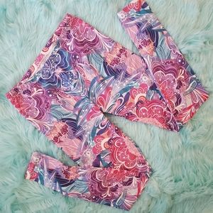 Pink Patterned Leggings